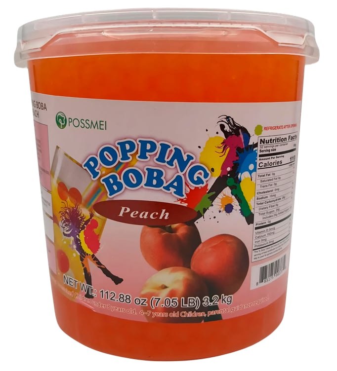 Boba peach popping  3,20kg