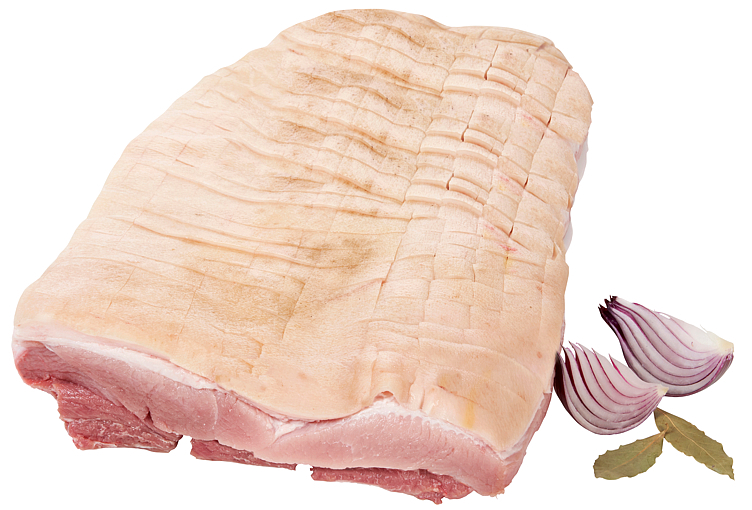 Sideflesk med rutet svor og knekte ben ca12,5kg kg