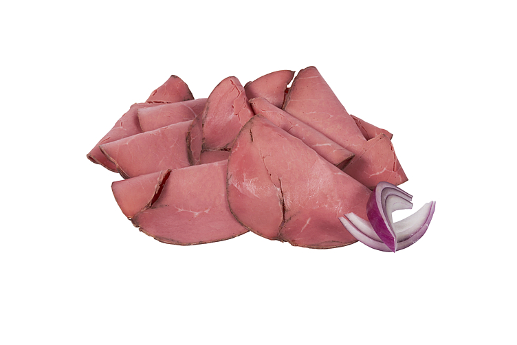Roastbiff av flatbiff skivet ca500g   kg