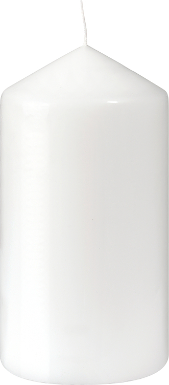 Kubbelys 15x8cm hvit 10stk