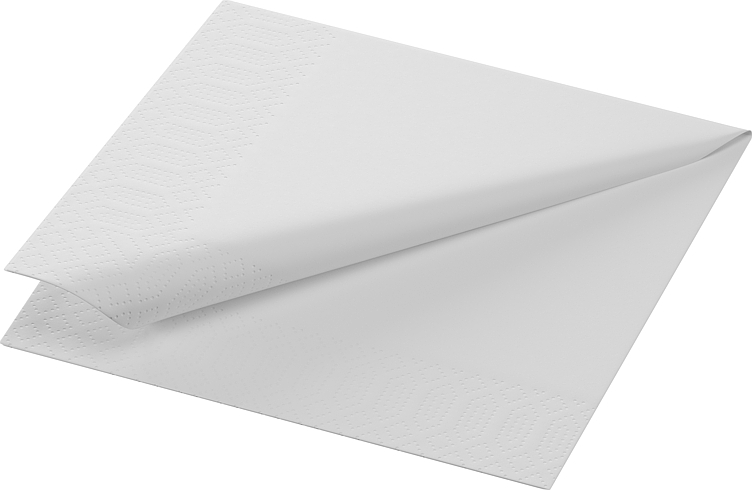 Serv 1l 24x24 cm hvit 500stk