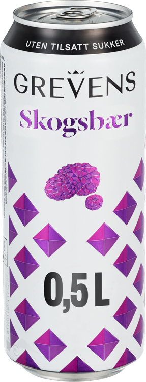Grevens cider skogsbær uten sukker bx 4,7% 24x50cl