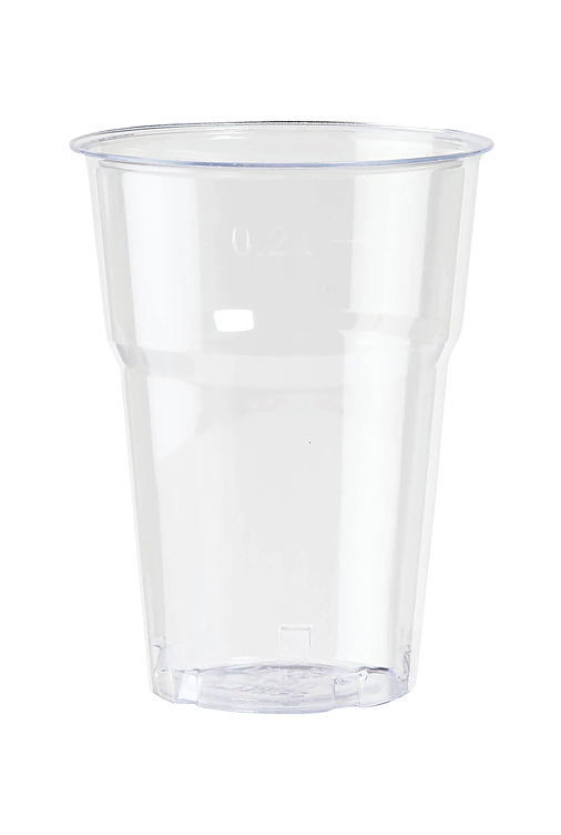 Glass plast 25cl trend  50stk