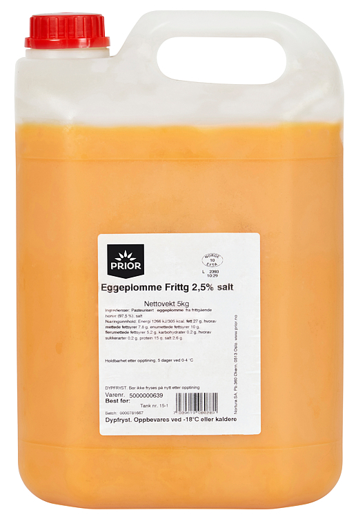 Eggeplomme saltet 2x5kg