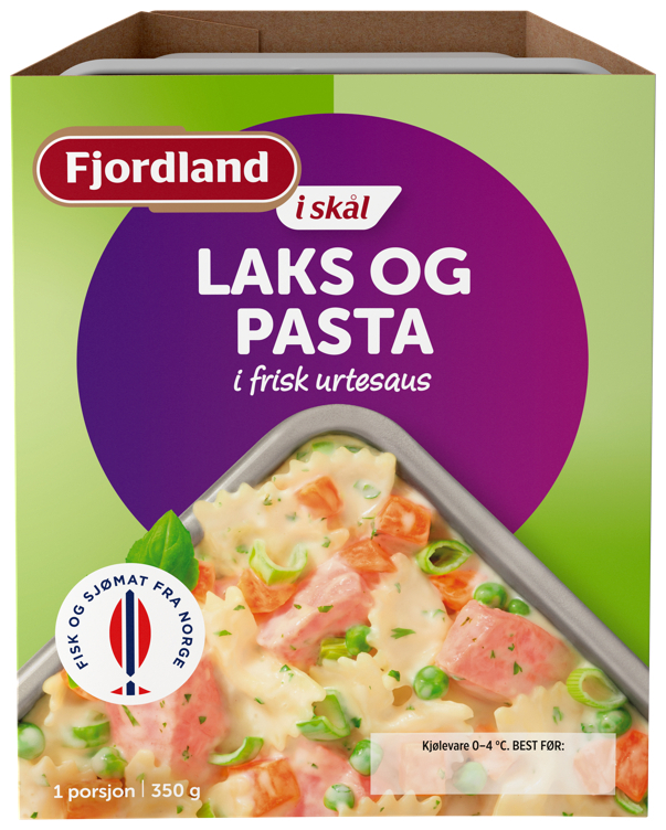 Laks & pasta skål   350g