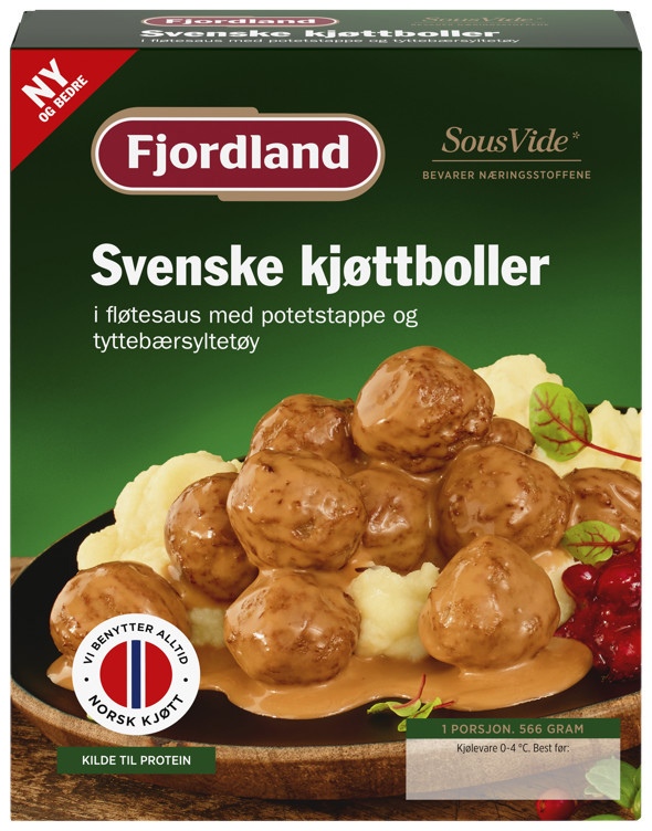 Fjordland swedish meat balls 566g