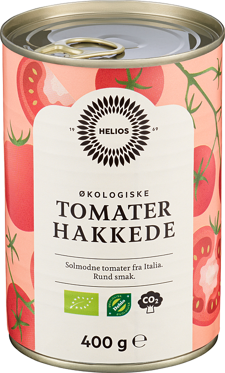 Hakkede tomater økol.     400g