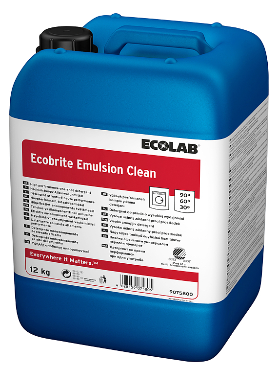 Ecobrite emulsion clean 1x12kg 12kgm