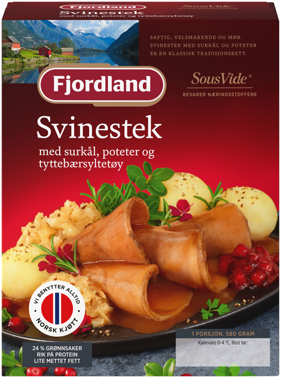 Pork roast leg w/sour cabbage   580g