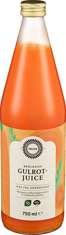 Gulrotjuice m+ økol. 75cl