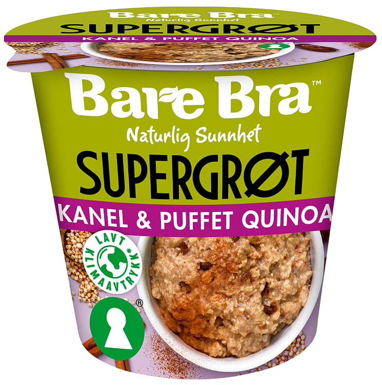 Supergrøt kanel & puffet quinoa  54g