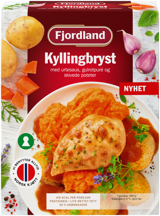 Kyllingbryst med urtesaus   490g