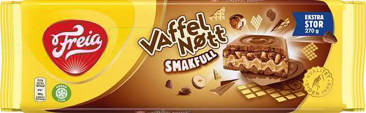 Smakfull vaffelnøtt  270g