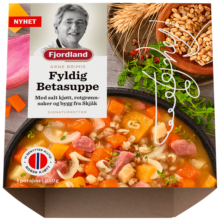 Brimi meat-potatato-vegetable soup  350g