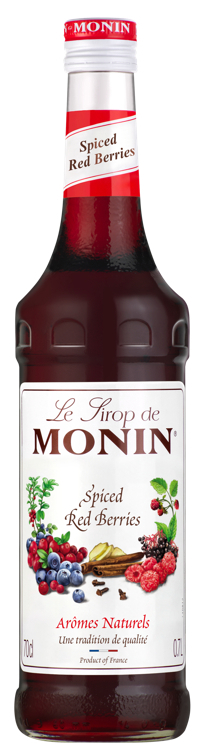 Monin spiced red berries syrup  70cl