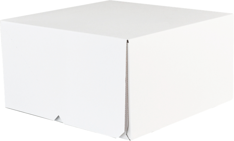 Kakeeske hvit 330x330x180mm 20stk