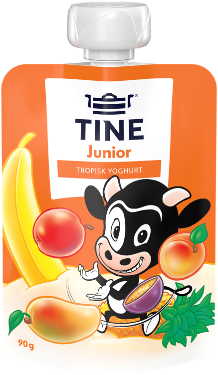 Junior yoghurt tropisk 0%  90g
