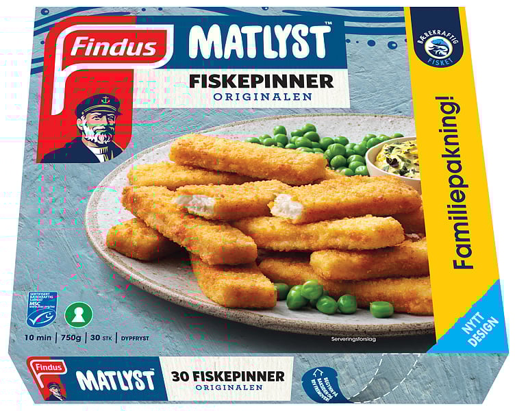 Fish fingers the original 30pce  750g