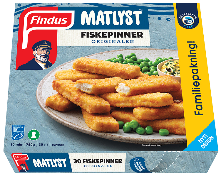 Fiskepinner originalen 30stk 750g
