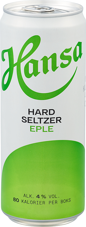 Hansa hard seltzer eple bx 4% 20x33cl