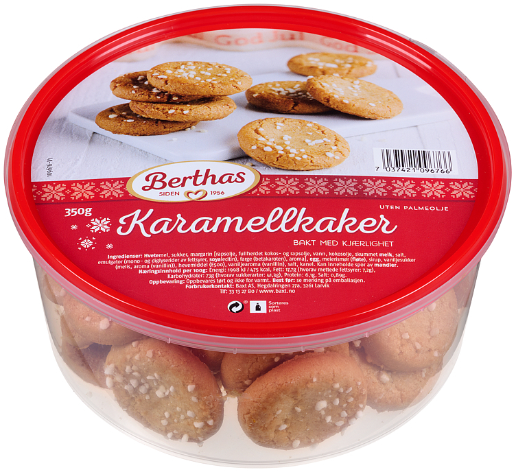 Karamellkaker 350g