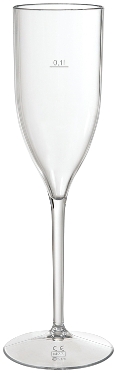 Champagne glass elegance tritan gjenbrukbar 13cl 6stk