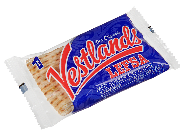 Lefse 1pk vestlandslefsa  35g