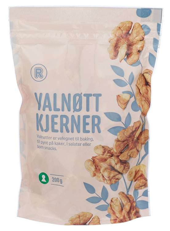 Valnøttkjerner i pose 200g