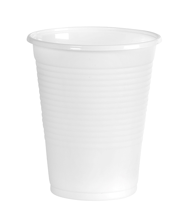 Plastbeger hvit 21cl pp  100stk