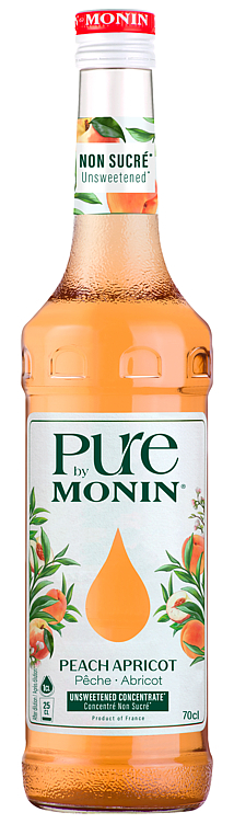 Pure by monin peach apricot 70cl