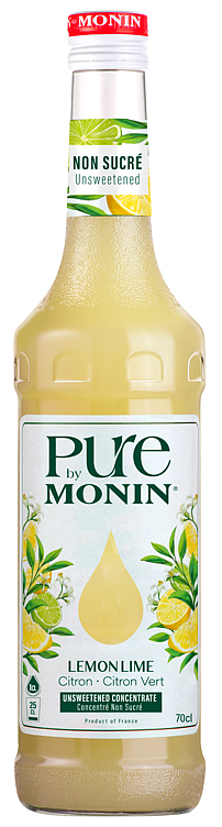 Pure by monin lemon lime 70cl