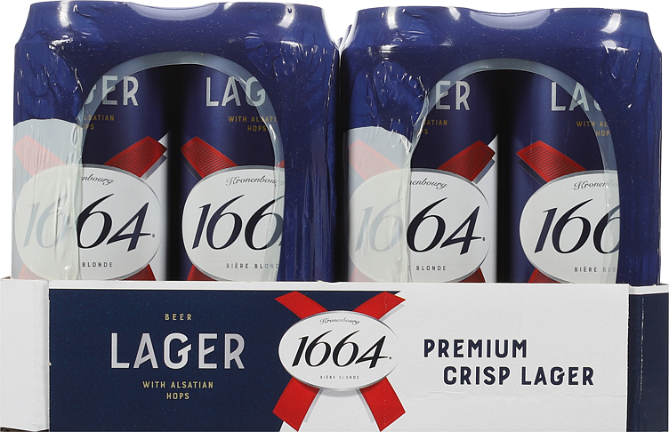 Kronenbourg 1664 lager 6pk bx   4,5%   24x50cl