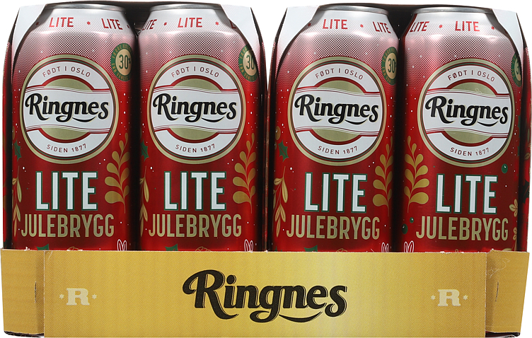 Ringnes liste julebrygg 4,5%  24x50cl