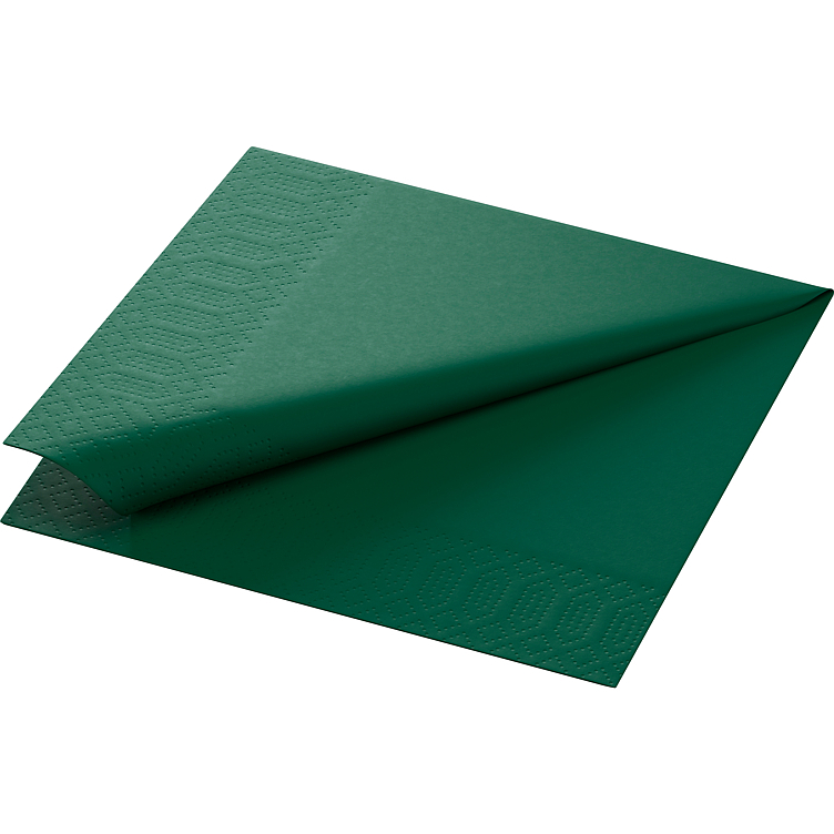 Serv.2l 33cm mørk grønn 125stk