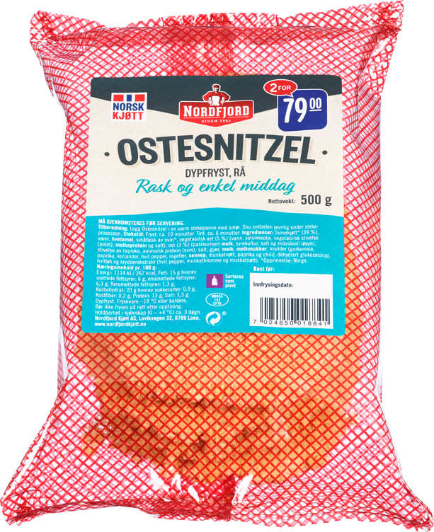 Ostesnitzel 4 pkn     500g