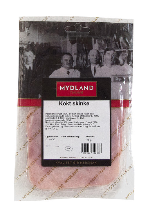 Kokt skinke  100g