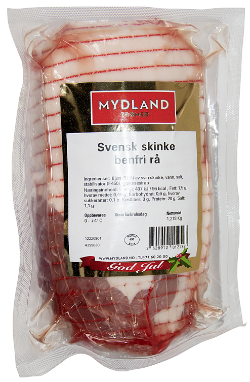 Svensk skinke benfri rå kg