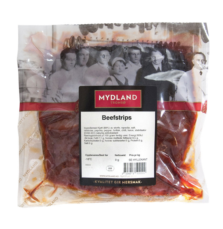 Biffsnadder beefstrips kg