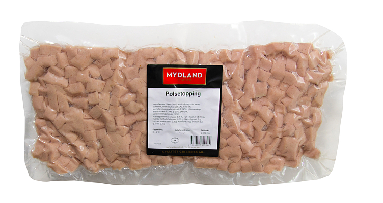 Pølsetopping ternet kg