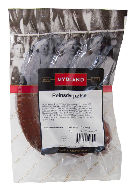 Reinsdyrpølse kg