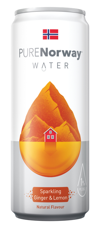 Sparkling water ginger & lemon bx  24x33cl