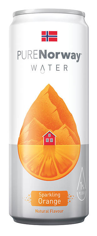 Sparkling water orange bx  24x33cl