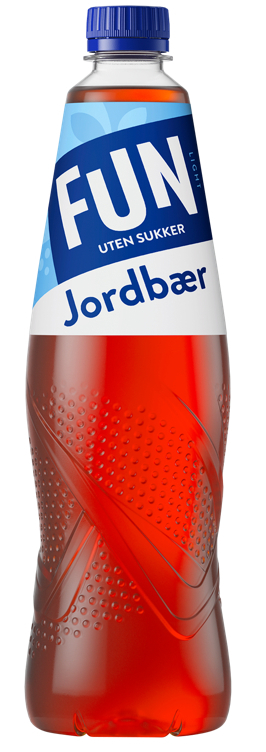 Fun light jordbær   0,8l