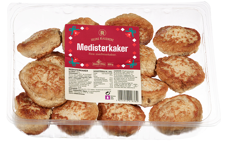 Medisterkaker fersk   800g