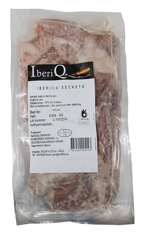 Iberico secreto frys  kg