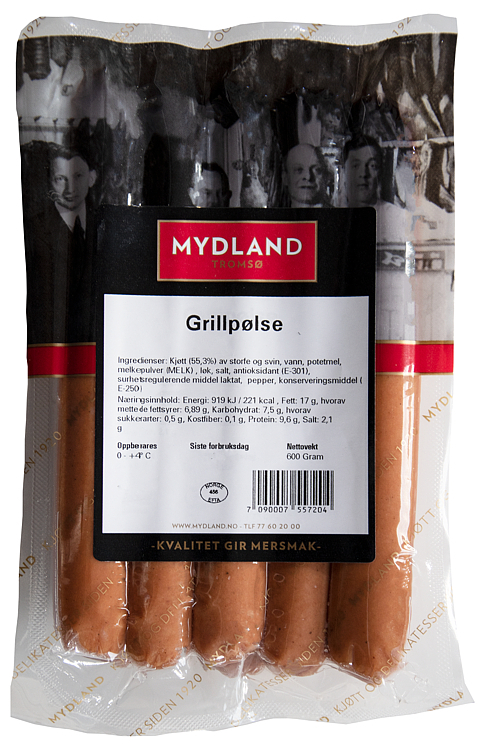Grillpølser frys 600g