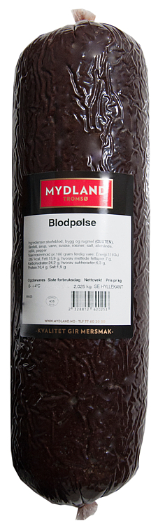 Blodpølse fersk   kg