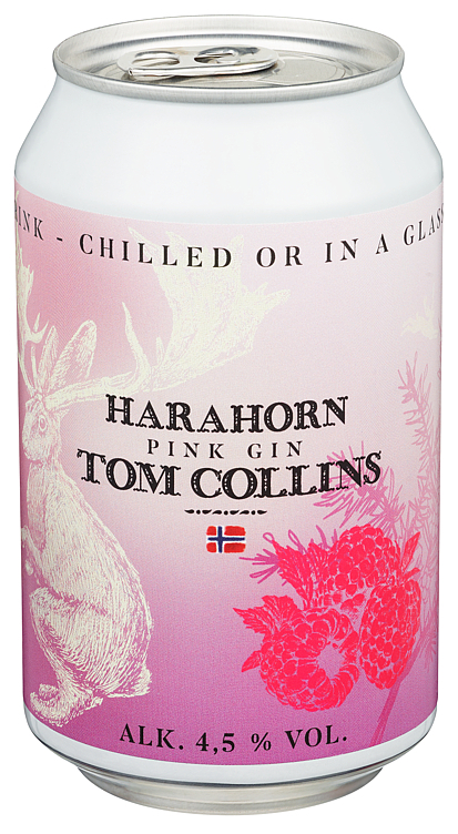 Harahorn pink tom collins rtd  4,5%   24x33cl