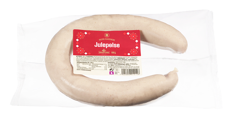 Julepølse urøkt r   400g