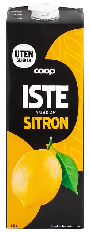 Iste sitron uten sukker coop  1,5l